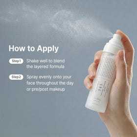 Dr.Althea Relief Cream Mist 3.38 Fl Oz showing mist application