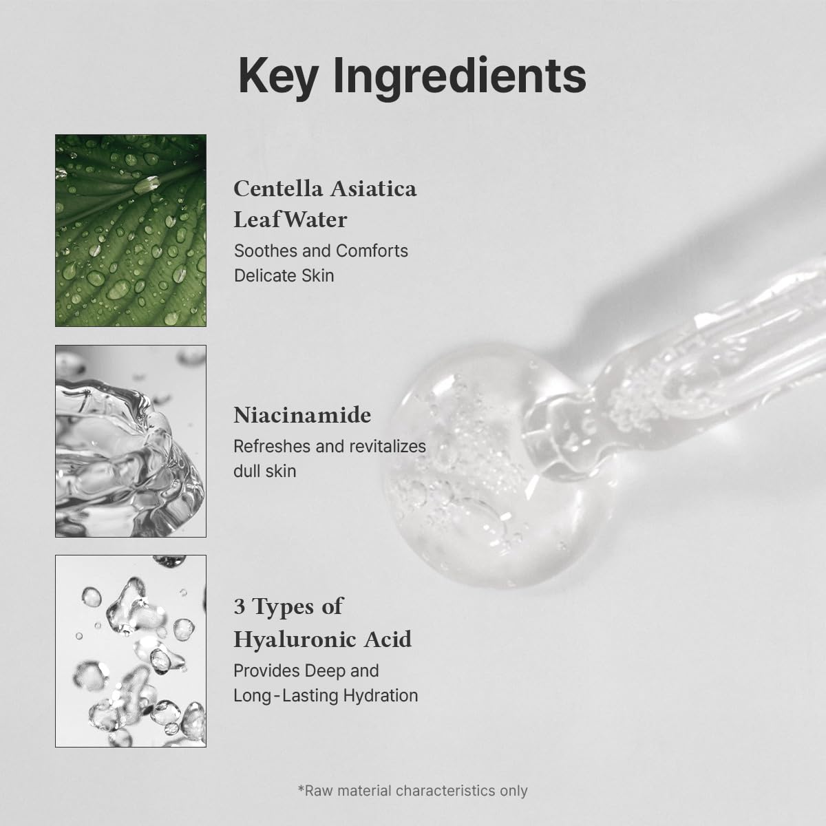 Dr.Althea Vitamin C support Serum texture on hand