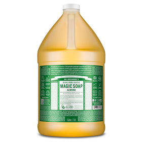 Dr. Bronner's Almond Pure-Castile Liquid Soap 1 Gallon front view