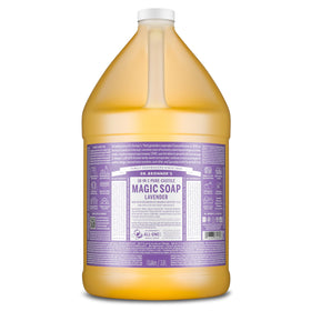 Dr. Bronner's Lavender Pure-Castile Liquid Soap 1 Gallon front view