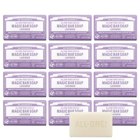 Dr. Bronner's Lavender Pure-Castile Magic Bar Soap front view