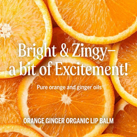 Dr. Bronner's Organic Lip Balm in Orange Ginger flavour