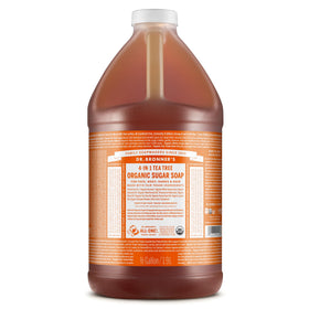 Dr. Bronner's Organic Sugar Soap 64oz Tea Tree front view