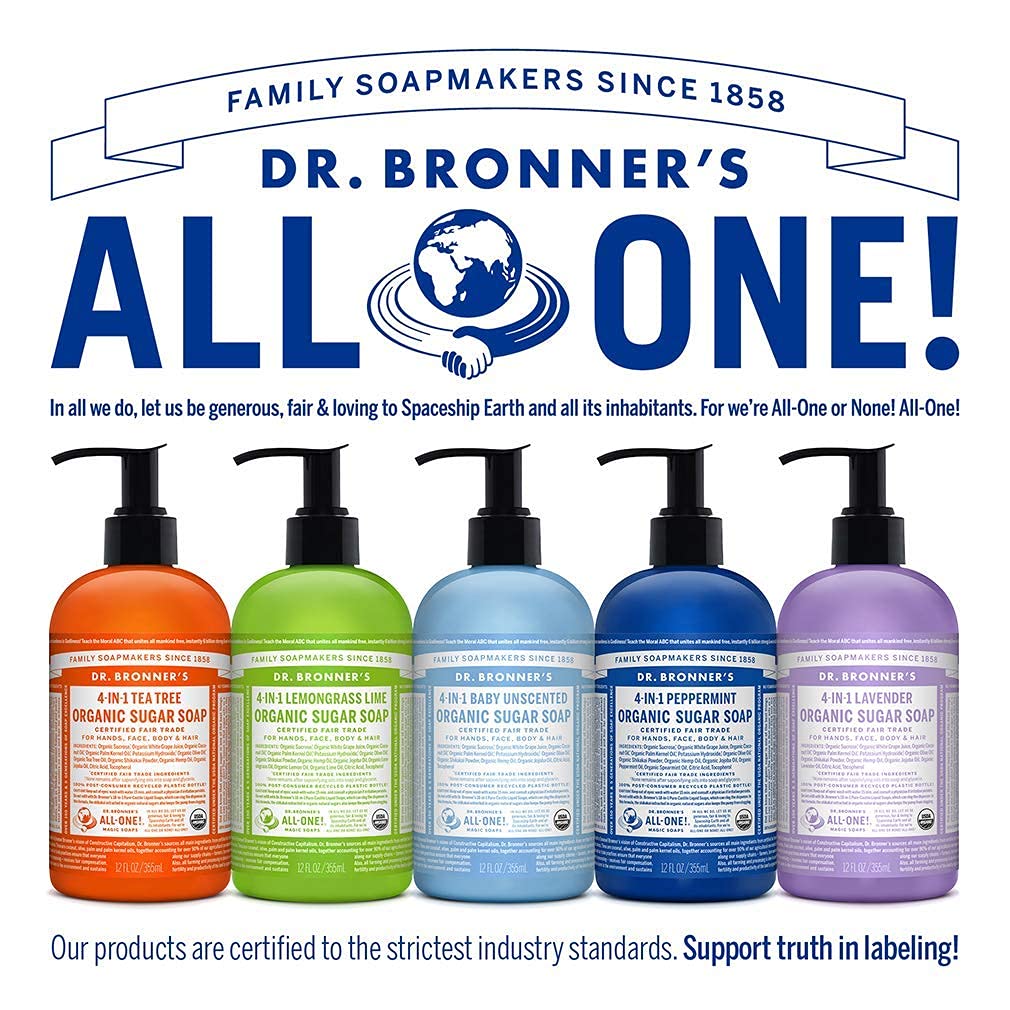 Dr. Bronner's Organic Sugar Soap Lavender texture close-up