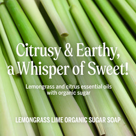 Dr. Bronner's Organic Sugar Soap Lemongrass with essential oils