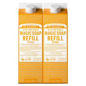 Dr. Bronner's Pure-Castile Liquid Refill Citrus 32 oz front view