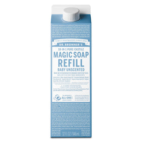 Dr. Bronner's Pure-Castile Liquid Soap Refill 32oz front view