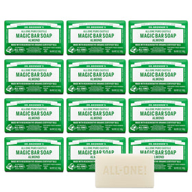 Dr. Bronner's Pure-Castile Magic Bar Soap Almond 5 oz front view