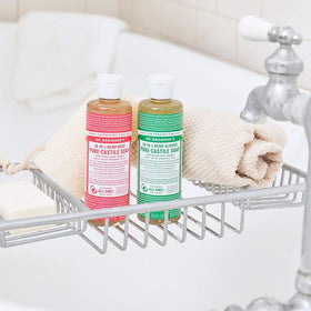 Dr. Bronner's Rose Castile Liquid Soap 236ml side view