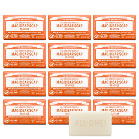 Dr. Bronner's Tea Tree Pure-Castile Magic Bar Soap front view