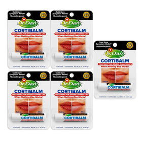 Dr. Dan's Cortibalm 5 Pack front view with packaging