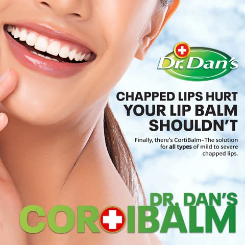 Dr. Dan's Cortibalm application on lips