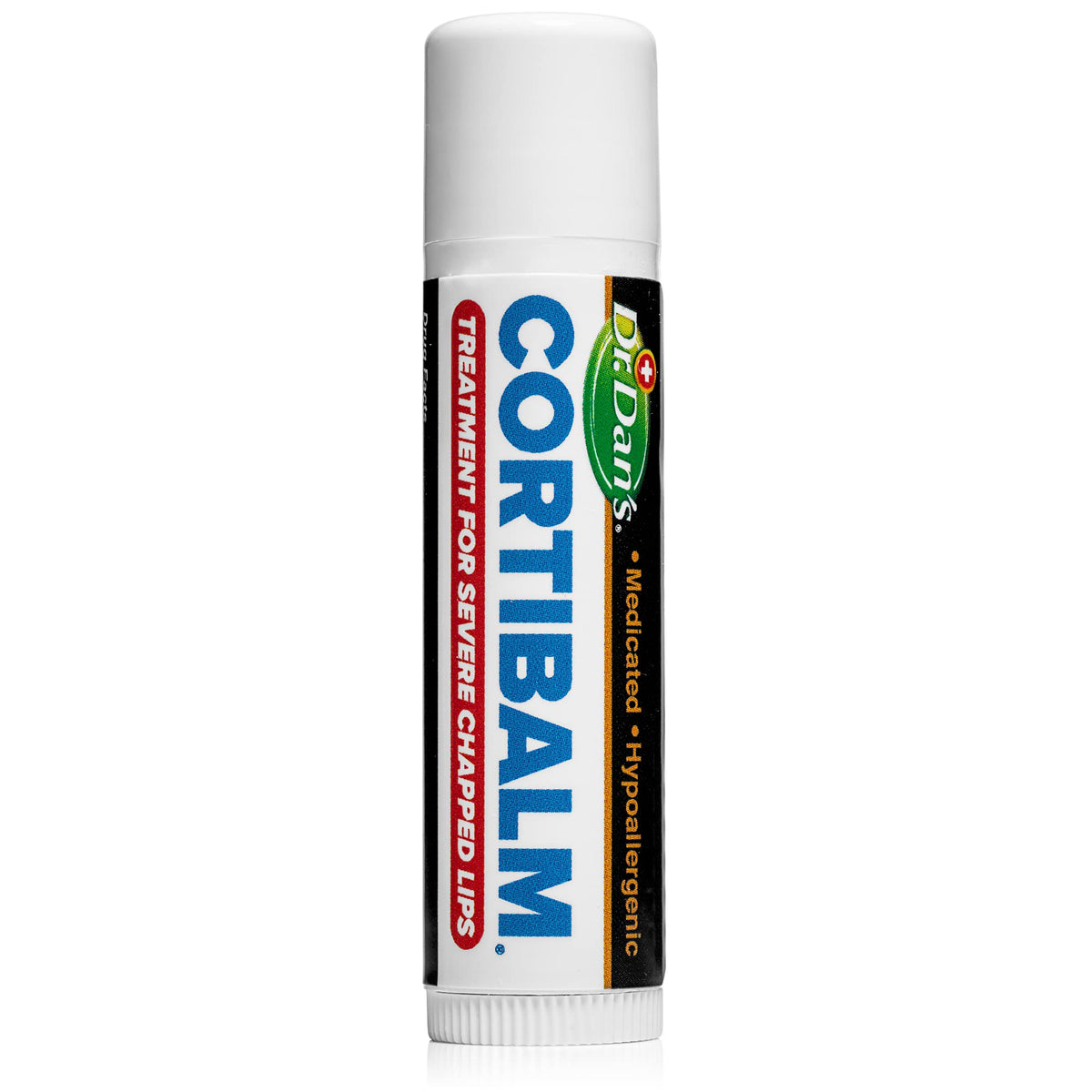 Dr. Dan's Cortibalm lip balm texture on finger