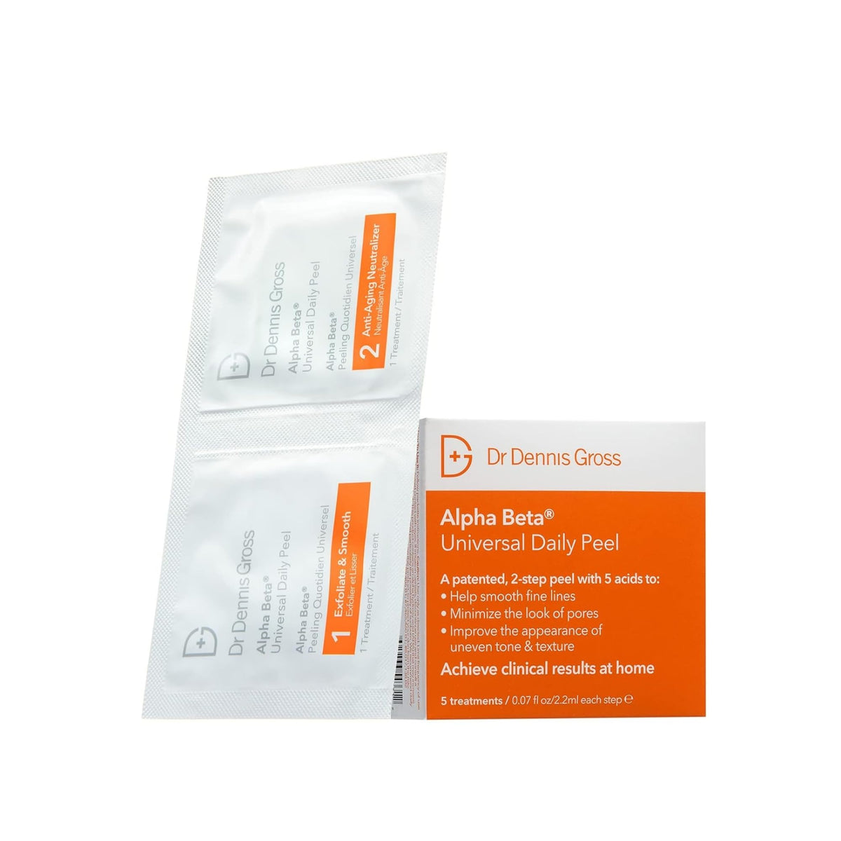 Dr Dennis Gross Alpha Beta Daily Peel 5 Pack front view