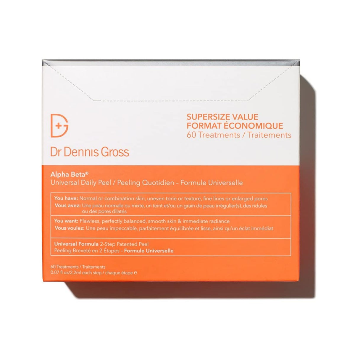Dr Dennis Gross Alpha Beta Universal Exfoliating Daily Peel front view