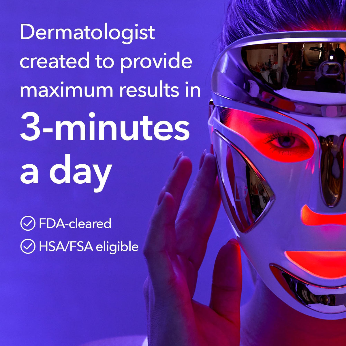 Dr Dennis Gross DRx SpectraLite FaceWare Pro LED Face Mask side view