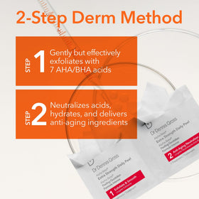 Dr Dennis Gross Extra Strength Daily Peel application