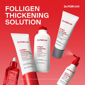 DR.FORHAIR Folligen Thickening Shampoo packaging on a white background