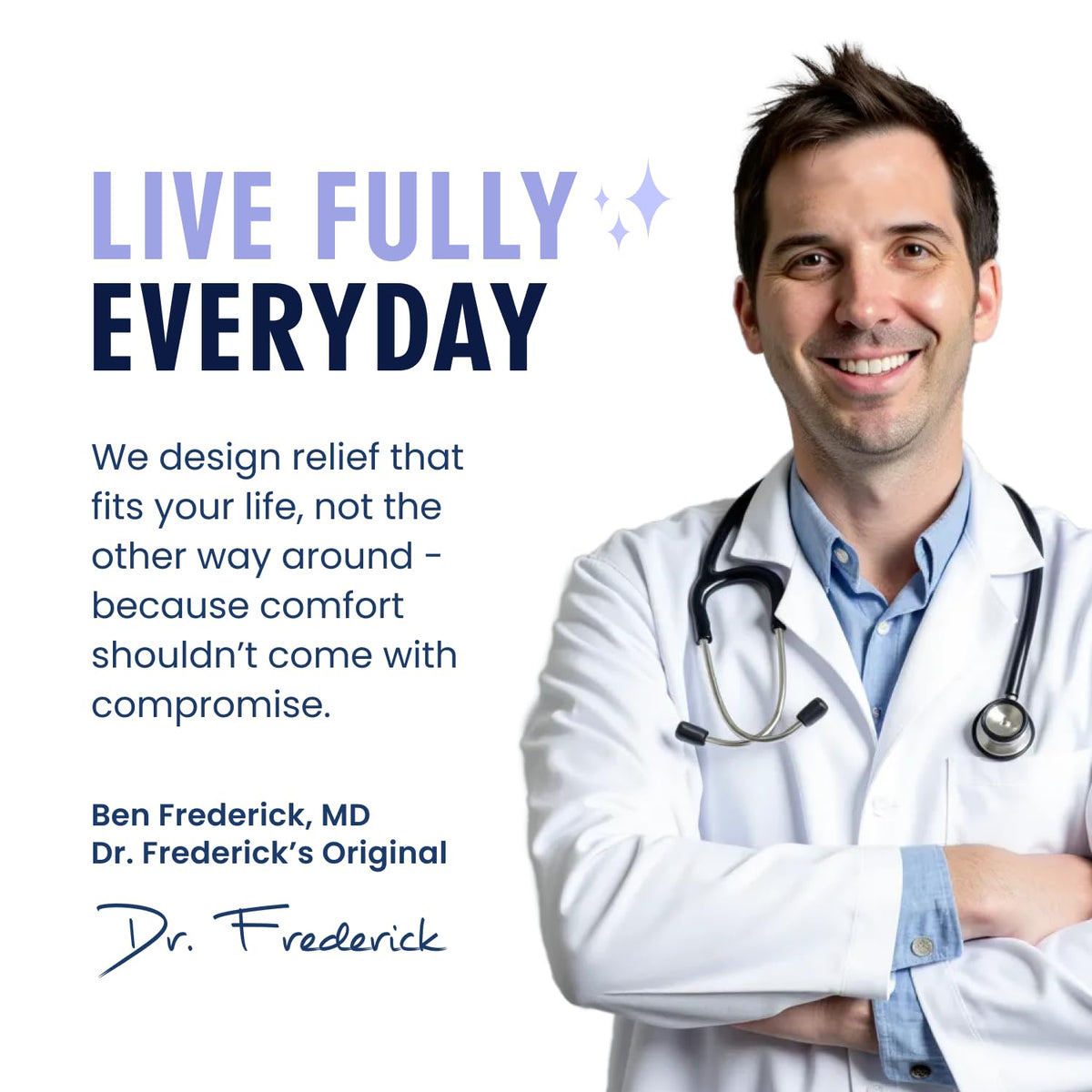 Dr. Frederick's Fuzzy Heel Socks next to foot care products