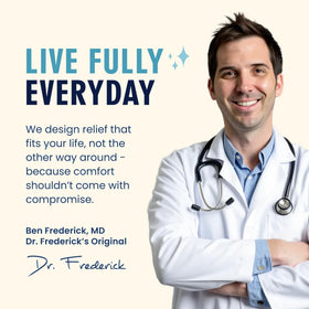 Dr. Frederick's Fuzzy Heel Socks with a foot care routine