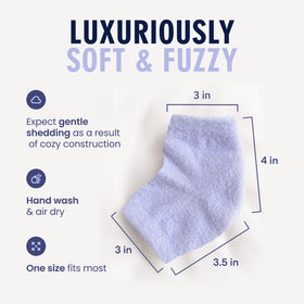 Dr. Frederick's Fuzzy Heel Socks with essential oils