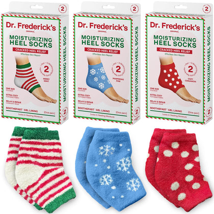 Dr. Frederick's Original Fuzzy Heel Socks front view