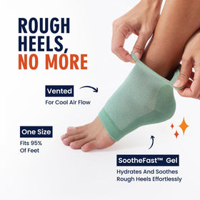 Dr. Frederick's Original Moisturizing Heel Socks packaging
