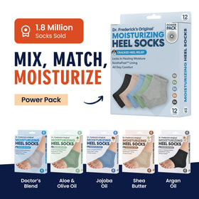 Dr. Frederick's Original Moisturizing Heel Socks side view