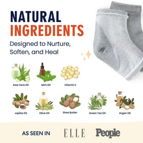Dr. Frederick's Original Moisturizing Heel Socks with foot cream