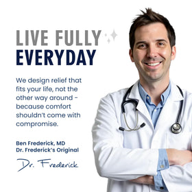 Dr. Frederick's Original Moisturizing Heel Socks with foot cream