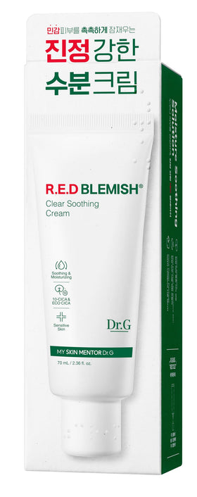 Dr.G Red Blemish Clear Soothing Moisturizer Cream 70ml side view
