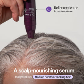 Dr. Groot Hair Thickening Serum application on scalp