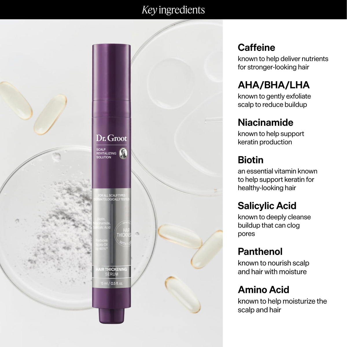 Dr. Groot Hair Thickening Serum lifestyle scene