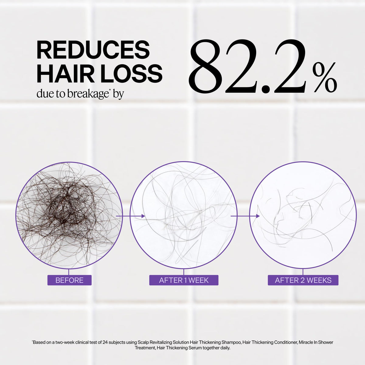 Dr. Groot Miracle Moisturizing application on hair