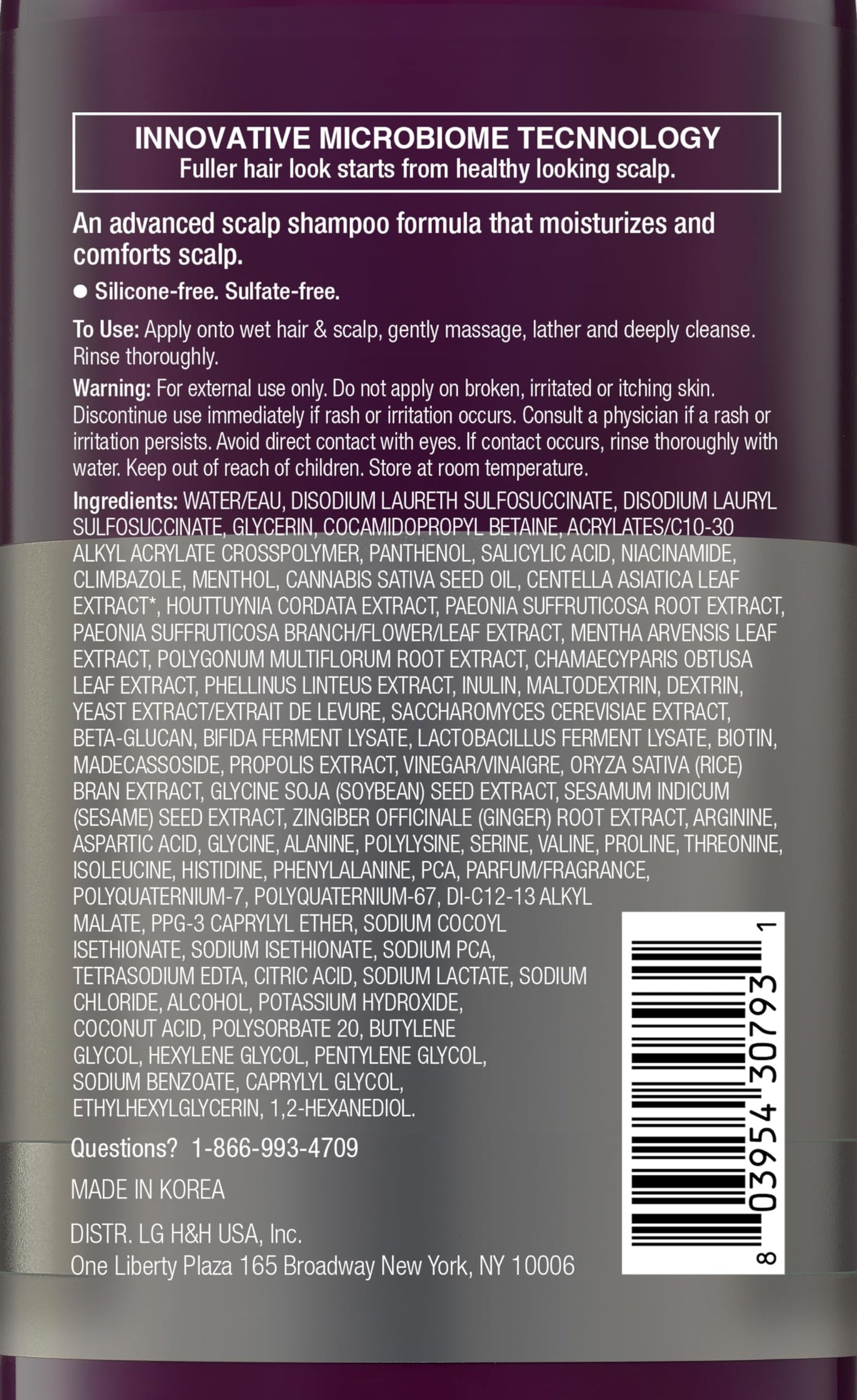 Dr. Groot shampoo with fresh herbs and clay
