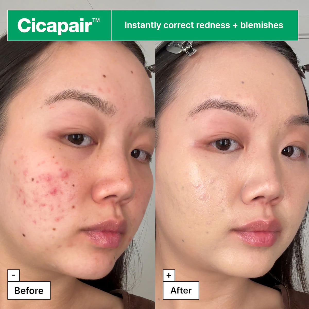 Dr.Jart+ Cicapair CC Cream application on face
