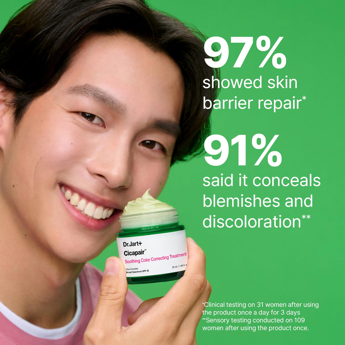 Dr.Jart+ Cicapair CC Cream in a beauty setup
