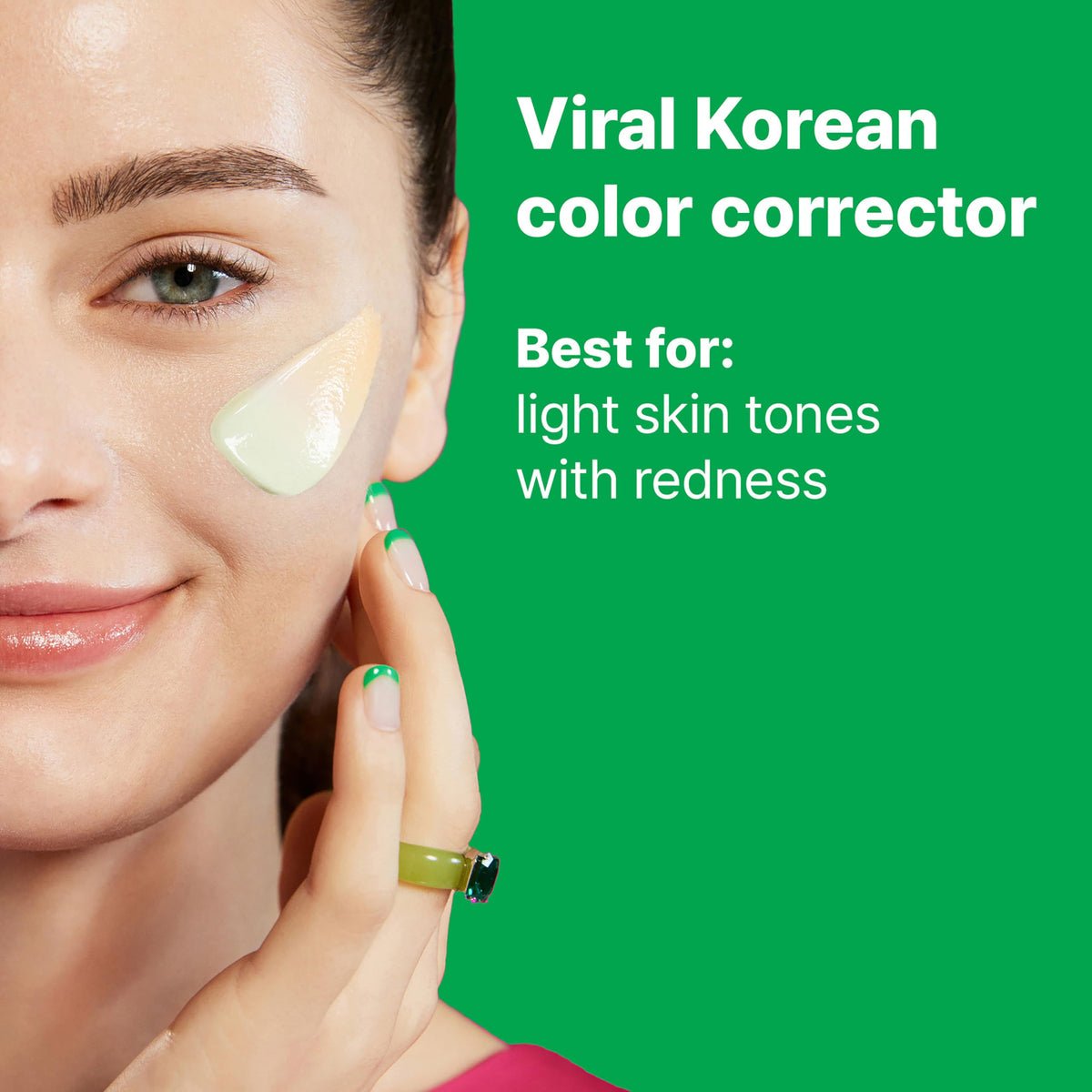 Dr.Jart+ Cicapair Tiger Grass Colour Correcting texture on skin