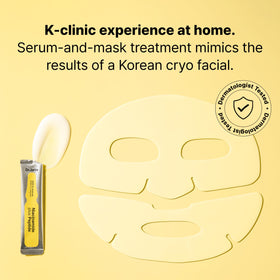 Dr.Jart+ Cryo Rubber Brightening Cooling Face Mask ampoule close-up