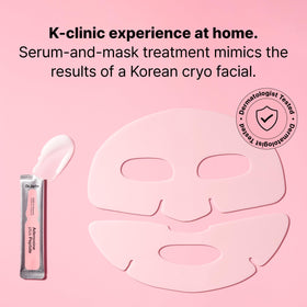 Dr.Jart+ Cryo Rubber Firming Cooling Face Mask ampoule and rubber mask