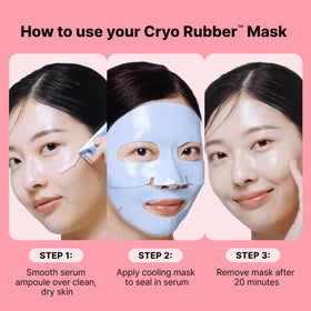 Dr.Jart+ Cryo Rubber Firming Cooling Face Mask ingredients list