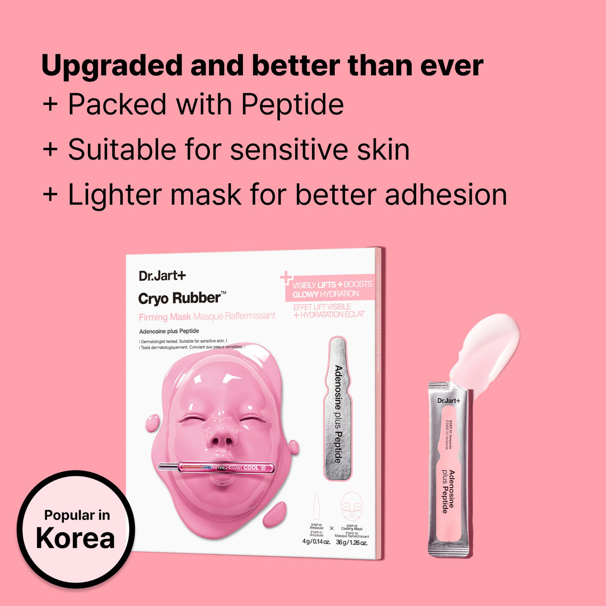 Dr.Jart+ Cryo Rubber Firming Cooling Face Mask packaging