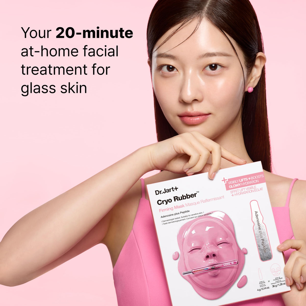 Dr.Jart+ Cryo Rubber Firming Cooling Face Mask texture close-up