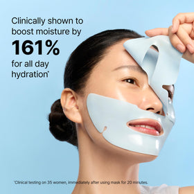 Dr.Jart+ Cryo Rubber mask application on skin