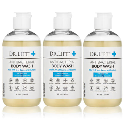 DR. LIFT Antibacterial Body Wash 8 Oz front view