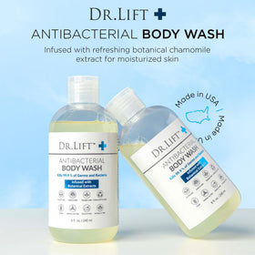 DR. LIFT Antibacterial Body Wash Lemon side view
