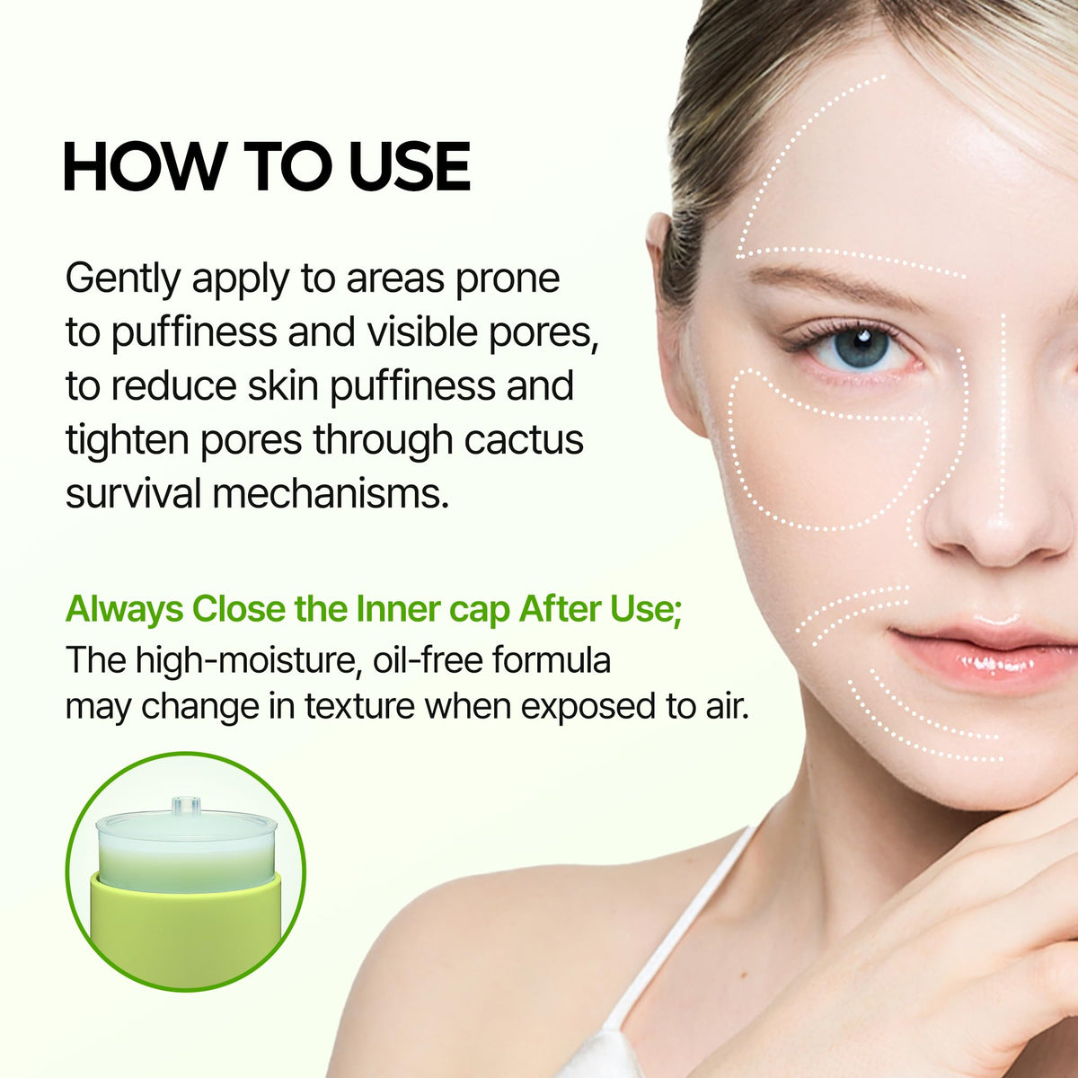 Dr.Melaxin Cactox Pore Relief Multi Balm Stick application on skin