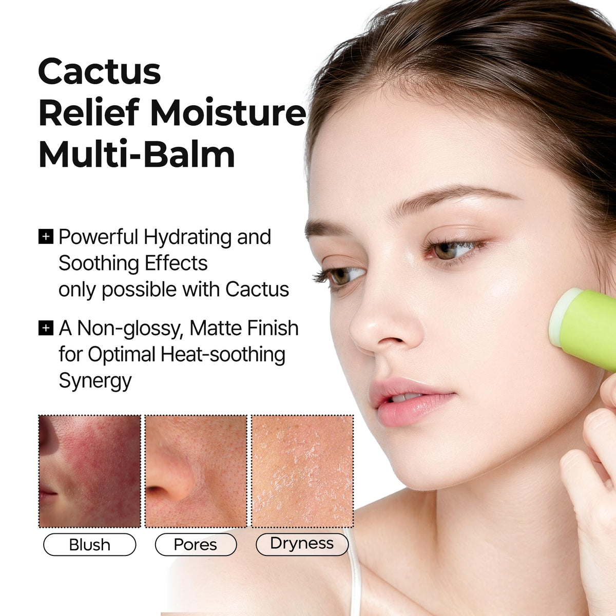 Dr.Melaxin Cactox Pore Relief Multi Balm Stick with packaging