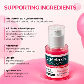 Dr.Melaxin Cyano Pink Spicule Serum in a skincare routine