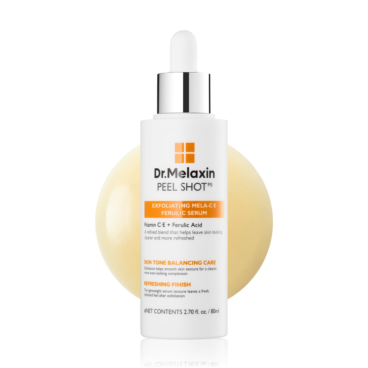 Dr.Melaxin Glow Rice Peeling Ampoule 80ml front view